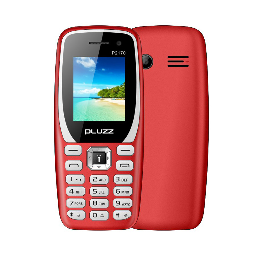 

PLUZZ P2170 1.77'' 800mAh FM Radio With LED Flashlight Big Speaker Dual SIM Card Feature Phone