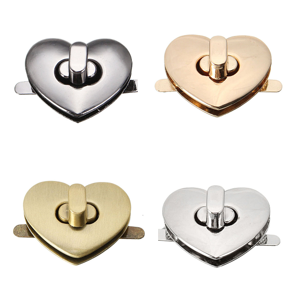 

Поделки форме сердца застежка повернуть поворотный замок металлическая пряжка для сумки сумки кошелек