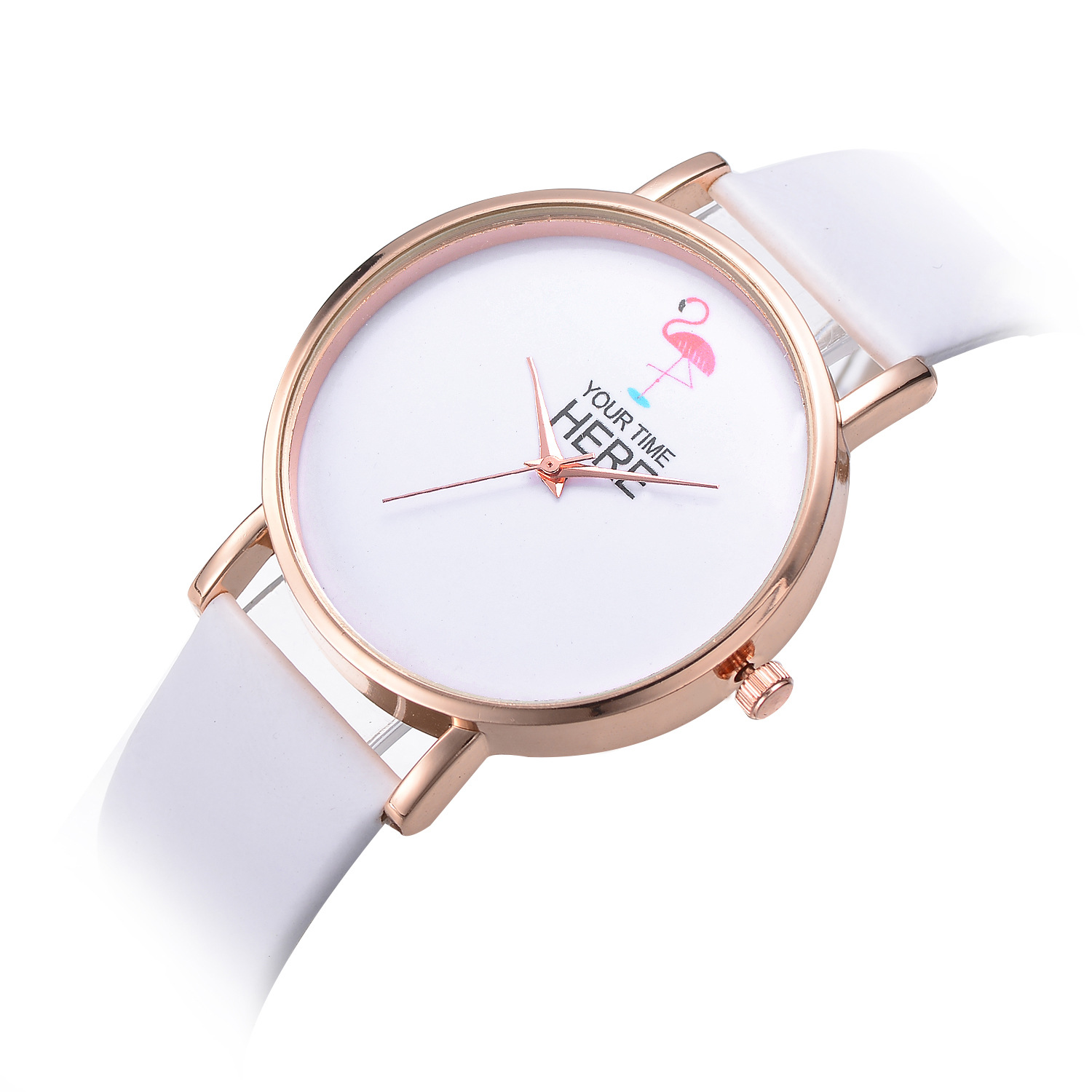 

Повседневный стиль Женское Наручные часы Розовое золото Чехол Кожаный ремешок Кварцевые часы