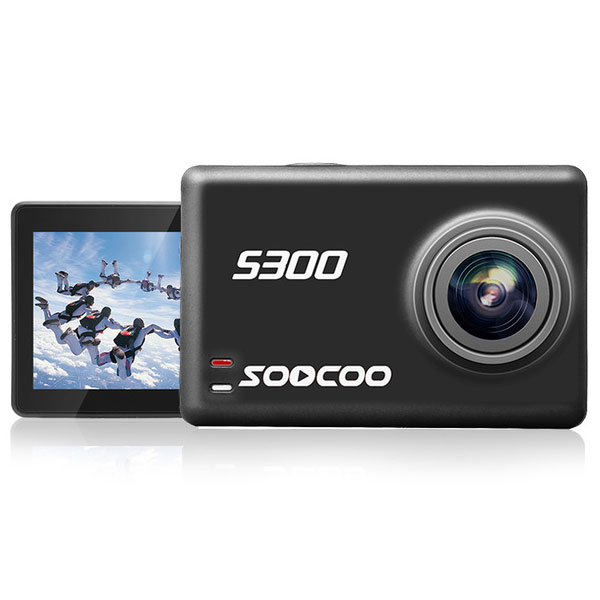 

SOOCOO S300 Hi3559V100 IMX377 Sensor 170 Degree Wide Angle 2.35 Inch Touch LCD with WiFi Gryo 12MP CMOS Sport Action Camera Support External Microphone