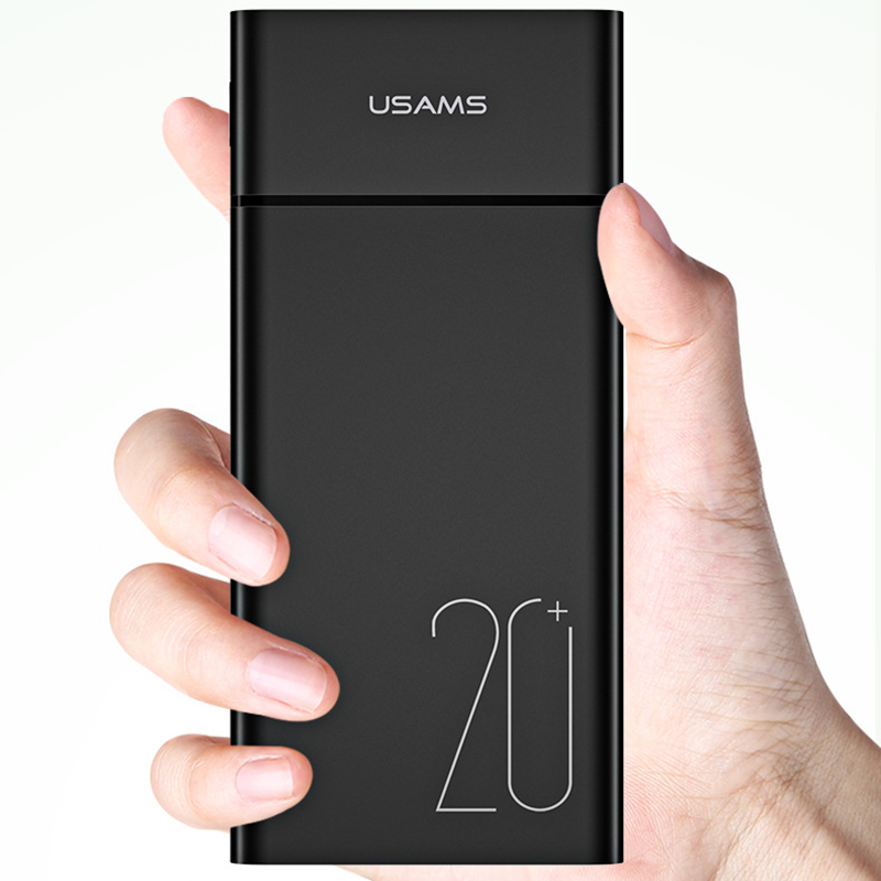 

USAMS 20000mAh Dual USB Портативное зарядное устройство Внешний Батарея Power Bank для мобильного телефона