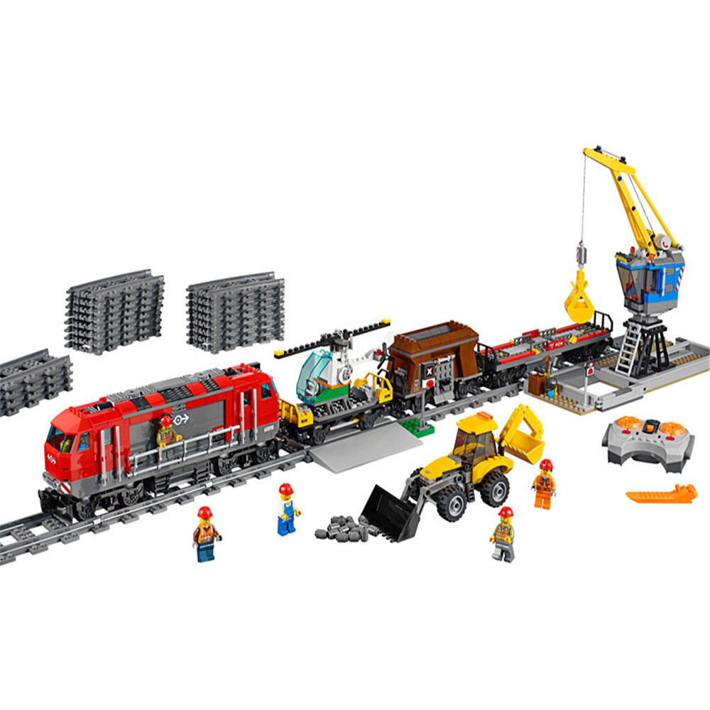 

Lepin 02009 City Series Доставка Поезд комплект строительных блоков кирпичей RC Авто Детские игрушки подарок 1003pcs