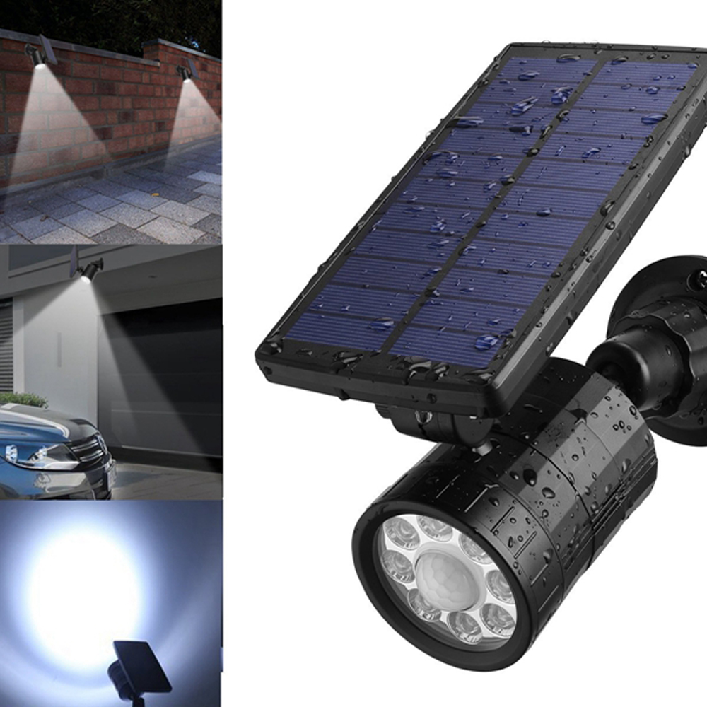 

2шт ARILUX® AL-SL15 Солнечная 8 LED PIR Motion Датчик Прожектор На открытом воздухе Водонепроницаемы Настенный светильник с 4 режимами
