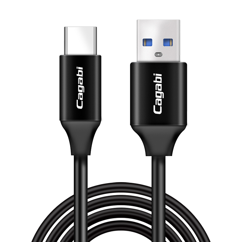 

CAGABI T2 TPE 480Mbps 5V 2.4A USB Type-C Charging Sync Data Cable For Samsung Xiaomi Huawei