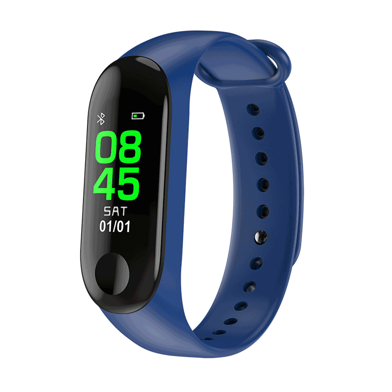 

XANES M3D 0.96" OLED Color Screen IP67 Waterproof Smart Bracelet Pedometer Heart Rate Blood Pressure Monitor Fitness Smart Watch