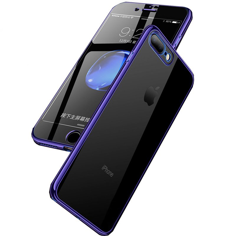 

Bakeey Покрытие Передний и задний мягкий ТПУ Чехол всего тела с пленкой из закаленной стекла для iPhone 8/8 Plus/7/7 Plus