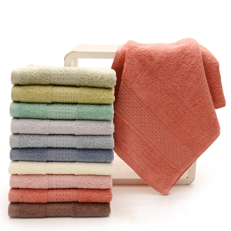 

KCASA KC-X2 100% Cotton Solid Bath Towel Fast Drying Soft 10 Colors Thick High Absorbent Antibacterial Towel