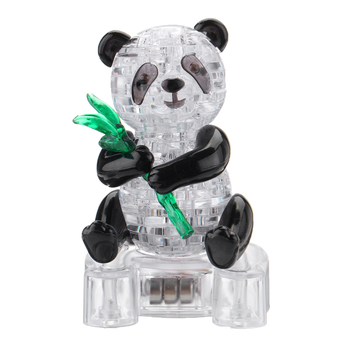 

Panda Crystal Brocks 3D Puzzle 57PCS Jigsaw Puzzle Toy Brain Teaser Piece Fun Toys Decor