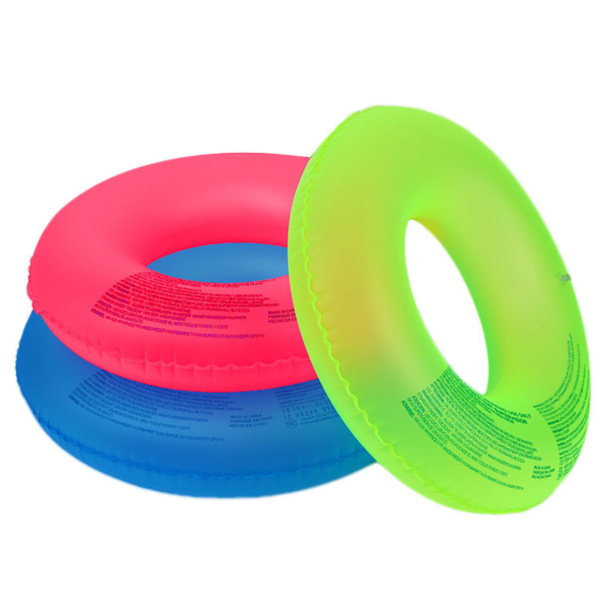 

ПВХ надувные флуоресценции плавать кольцо плавание Бассейн воды Float Party Пляжный Raft Toy