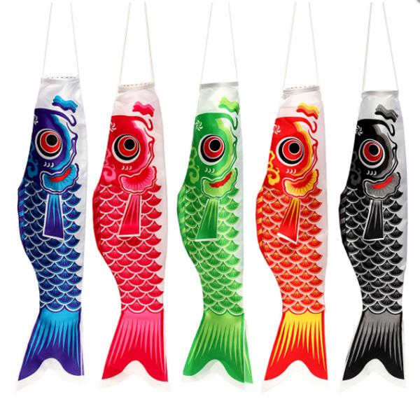 

70CM Koi Nobori Carp Flag Wind Sock Koinobori Fish Kite Flag Висячий декор
