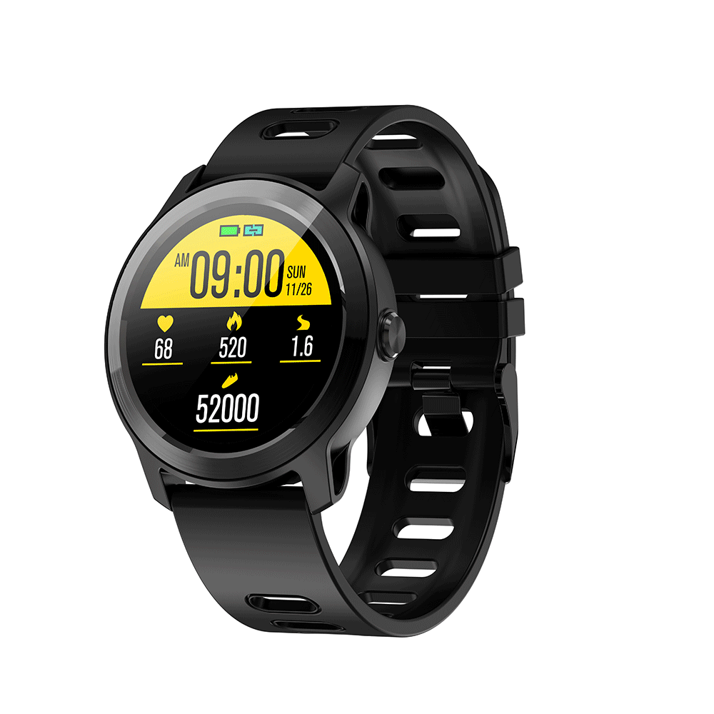 

SENBONO S08 Plus Single Touch 1.3 Inch Color Screen Wristband IP68 Music Control HR Monitor Smart Watch