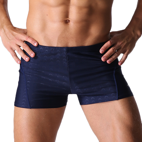 

Mens Sexy Beach Swimming Quick Drying Trunks Solid Color Waterproof Spa Shorts