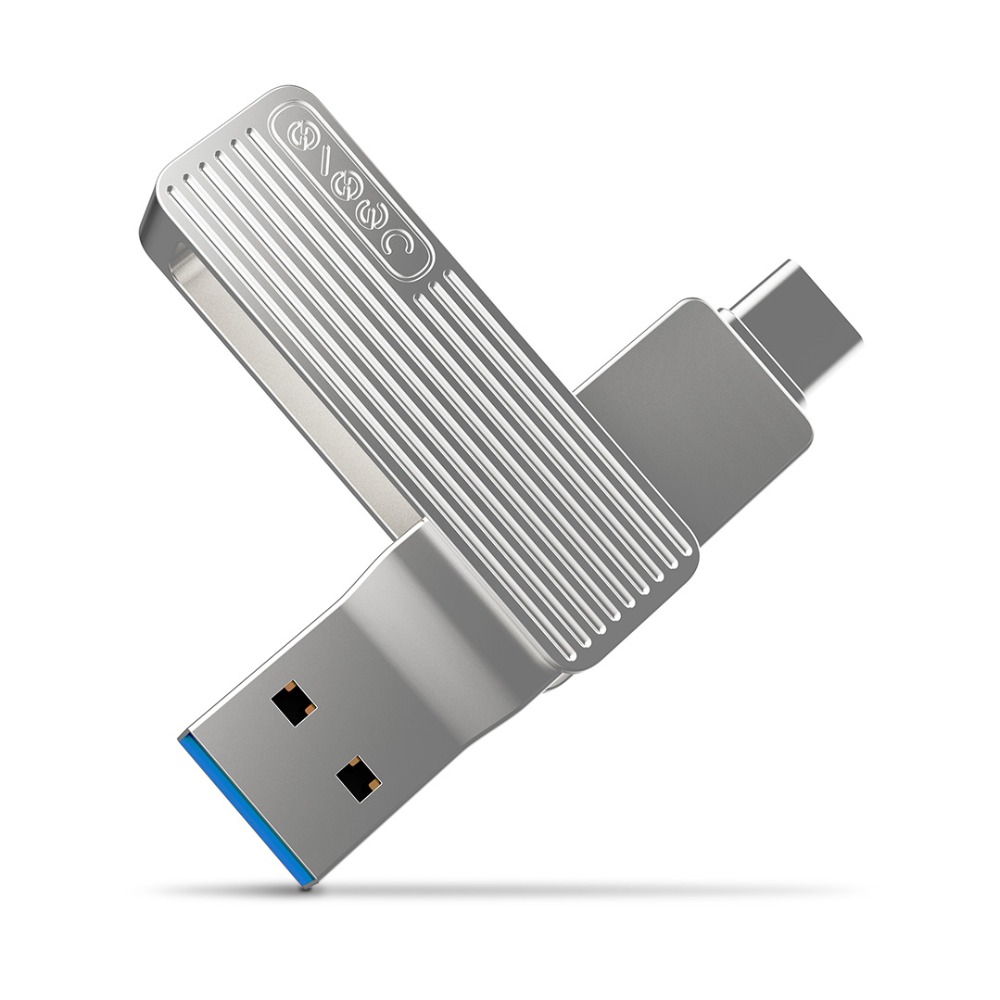 

Jesis 2-in-1 USB 3.0 To Type-C 32G 64G OTG USB Flash Drive 360° Rotation Design Memory Disk