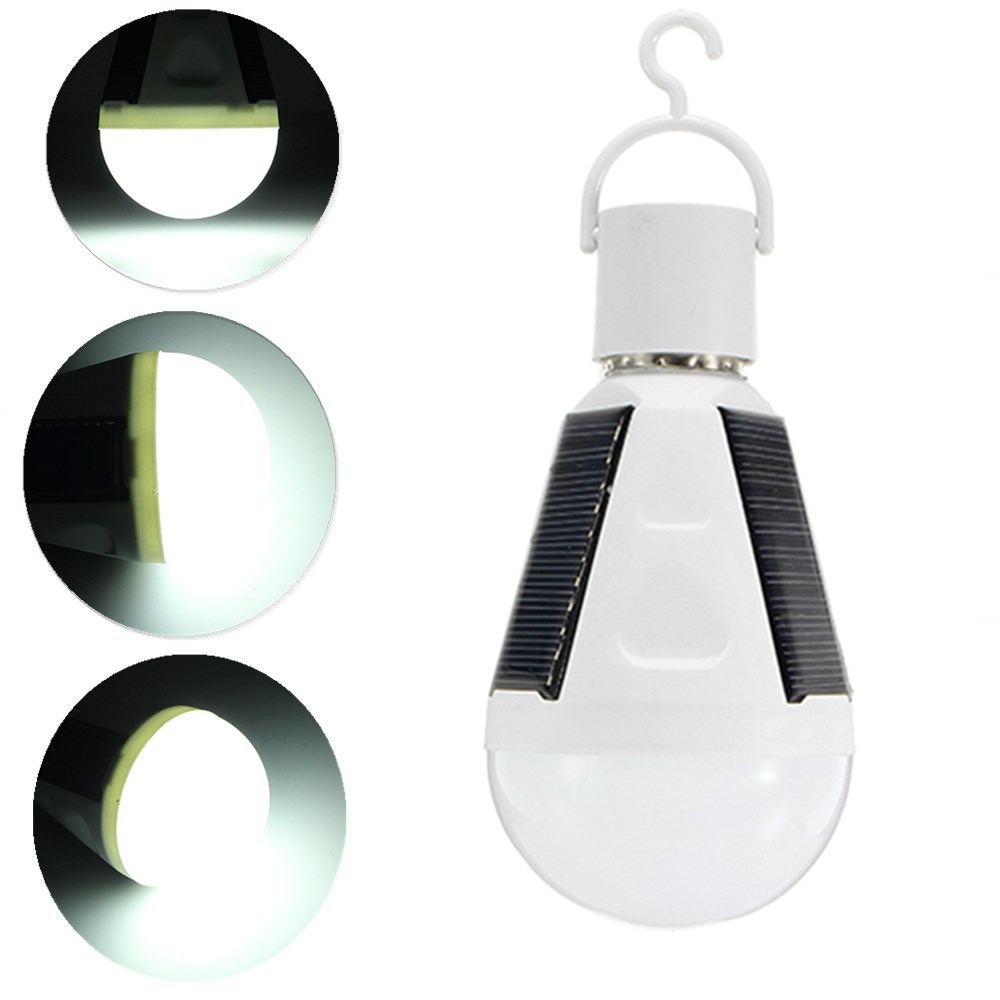 

E27 7W LED солнечной зарядки аварийного освещения глобуса Лампа для кемпинга AC85-265V