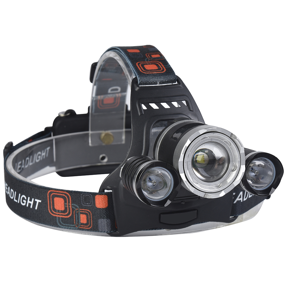 

XANES 746 800 Lumens T6+XPE LED Bicycle Headlight Mechanical Zoom Outdoor Sports HeadLamp 4 Modes