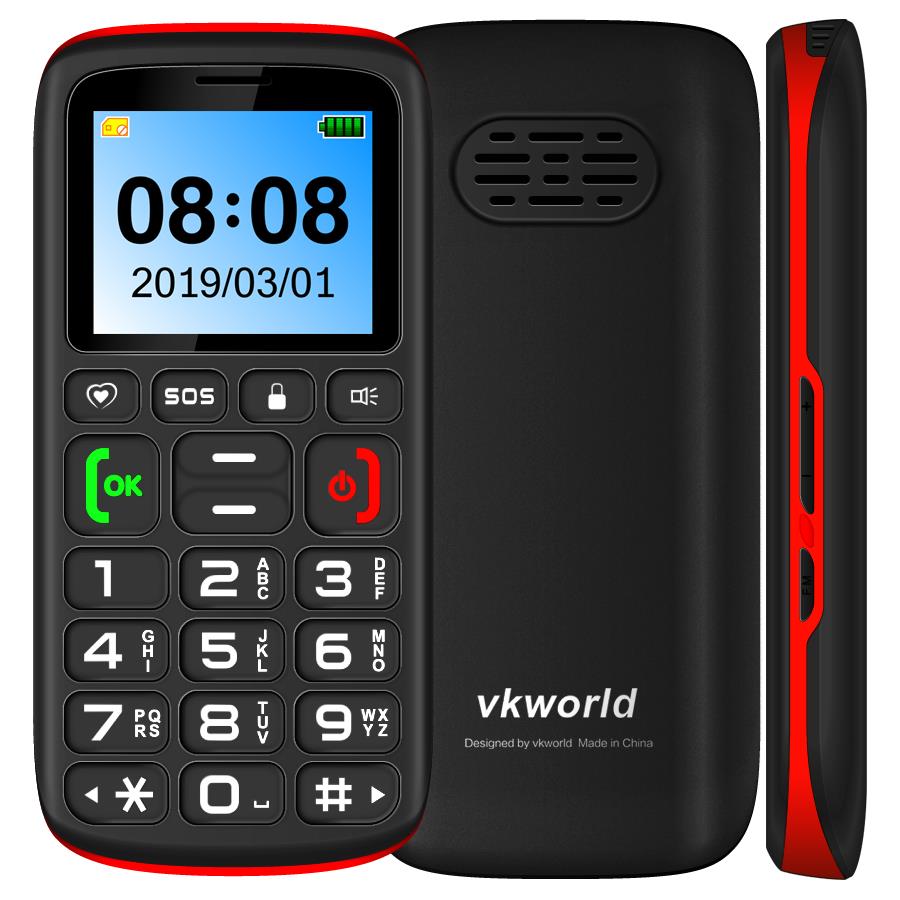 

Vkworld Z3 1.77 дюймов 1000 мАч Bluetooth Беспроводной FM-фонарик Вибратор Старший Простой интерфейс Функция Телефон