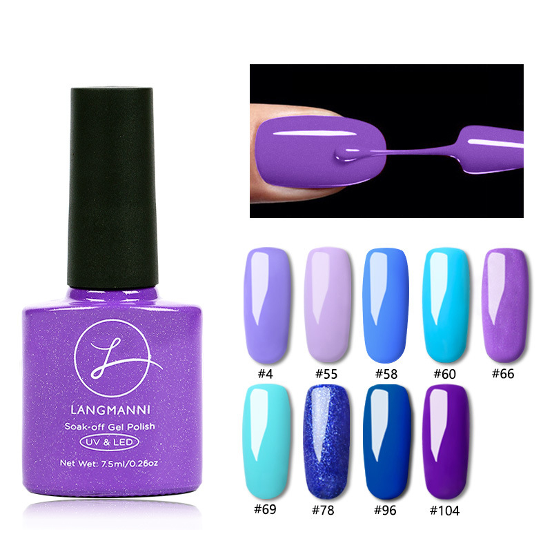 

Fashion Purple Ногти Гель Лак долговечный Ногти Гель Лак базовый топ UV Гель Colorful DIY Ногти Art