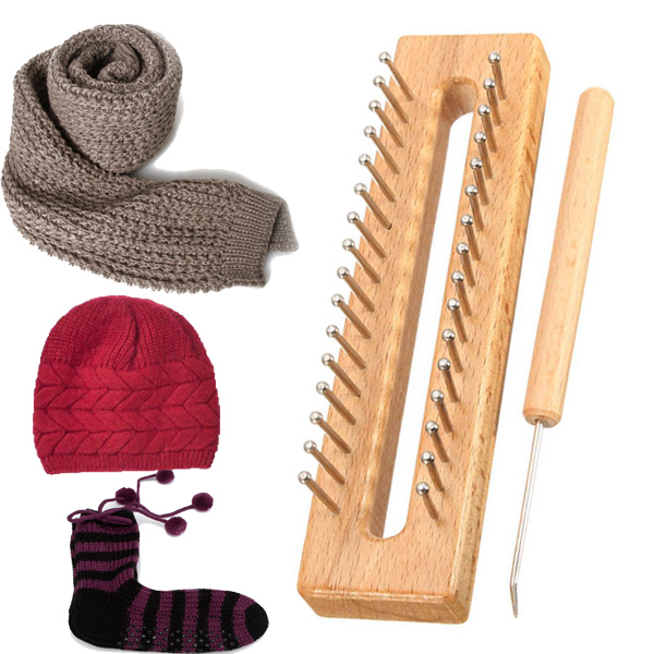 

Деревянный шарф шляпа носки шерстяной пряжи вязание ткацкий станок DIY ремесло деревянный ткацкий набор инструментов