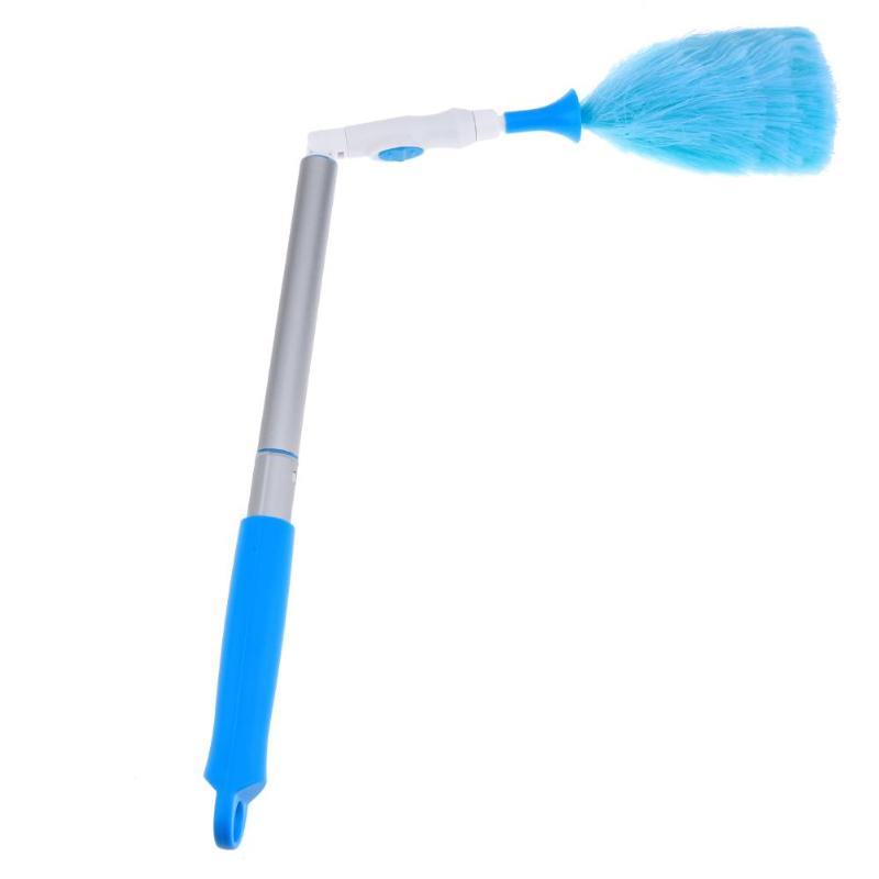 

Spin Duster Electric Feather Duster 360° Rotary Bending Cleaning Brush Removal Dust Collector Rotary Cleaner Home Cleaning