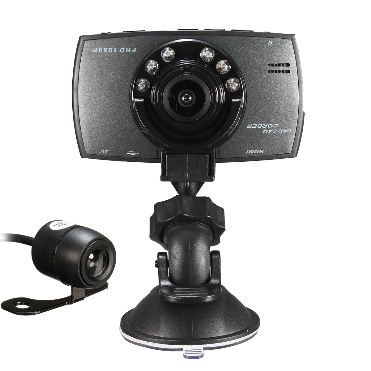 

1920*1080P 170° 2.7" Full HD LCD Dual Lens Car Camera DVR Video Recorder Crash Dash Cam