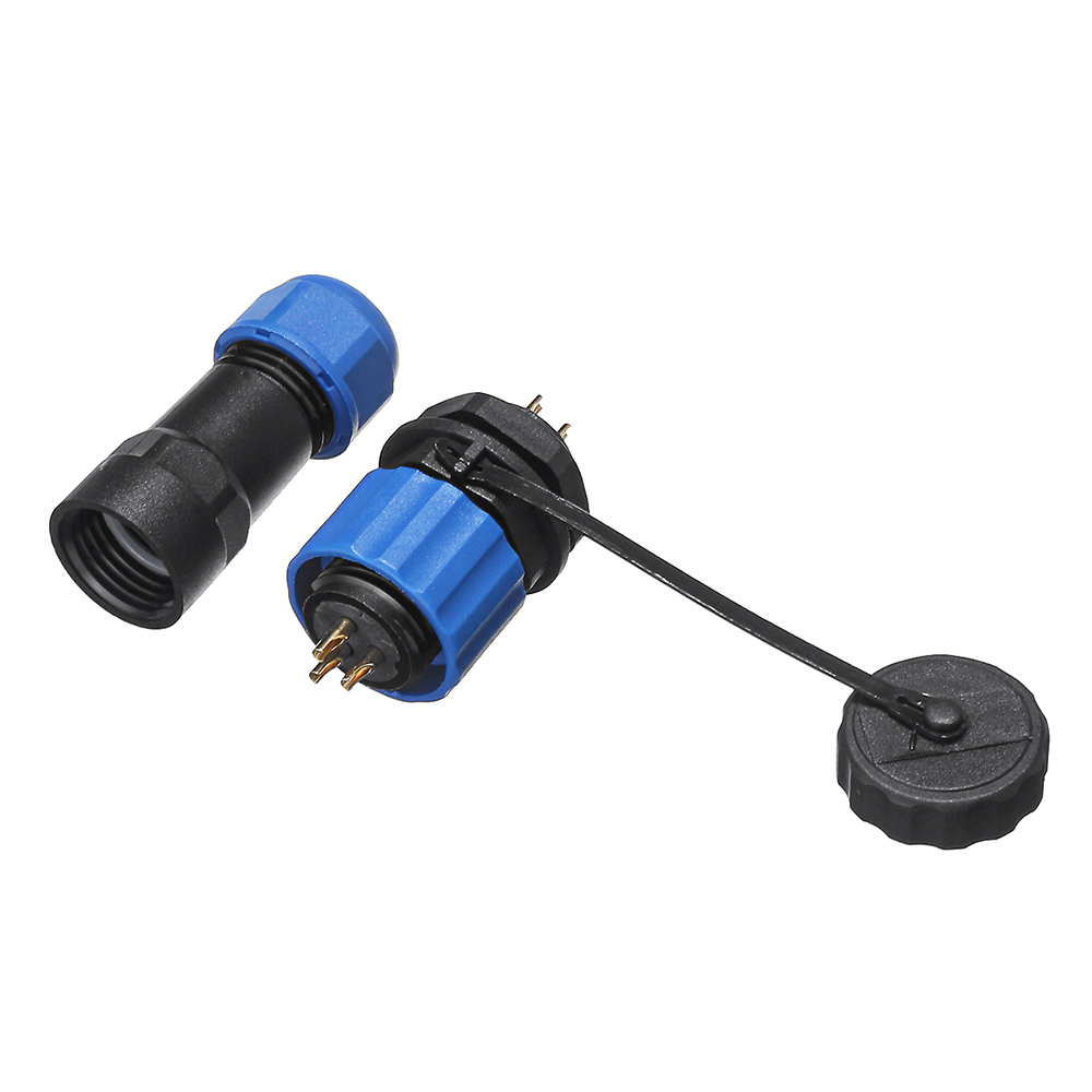

3pcs SP16 IP68 Waterproof Connector Male Plug & Female Socket 3 Pin Panel Mount Wire Cable Connector Aviation Plug
