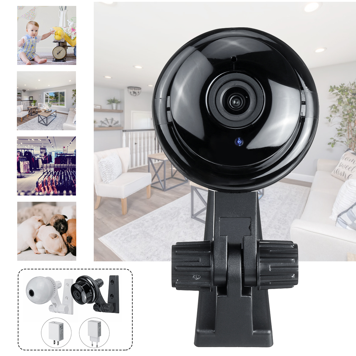 

HD 1080P Wireless Mini IP Camera Wifi IP Security Camcorder Night Vision DV DVR for Mobile Phone