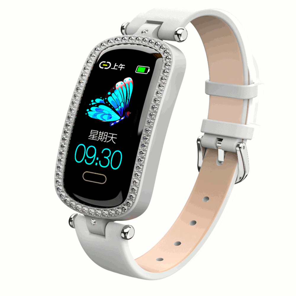 

Bakeey I9 IP67 Waterproof Female Wristband Heart Rate Blood pressure Monitor Women Fitness Tracker Women Jewelry Smart W