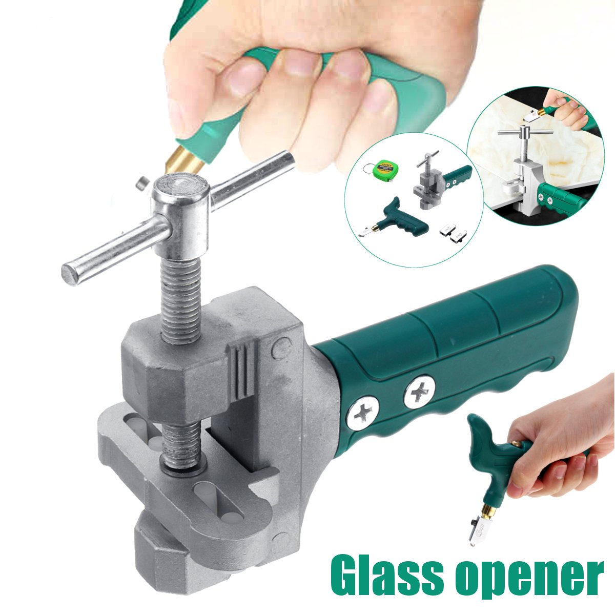 

Glass Tile Opener High Quality Hand-Held Large Wheel Ceramic Tile Glass Cutter Multi-function Roller Cutter