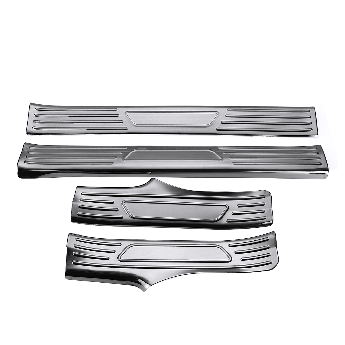 

4Pcs Car Carbon Fiber Door Sill Strip Plate Cover Edge Protector Sticker For Tesla model3