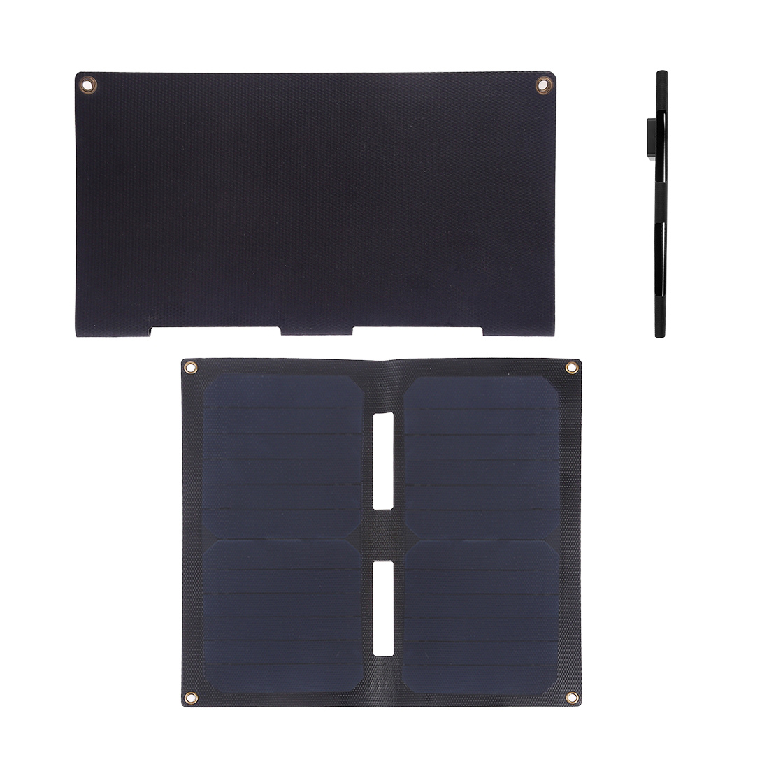 

HAWEEL 14W 2-Fold Foldable Солнечная Зарядка панели Сумка с двойным USB 5V / 2A Макс