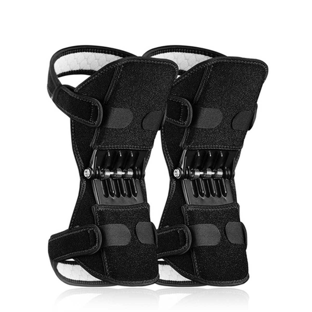

Knee Booster Spring Joint Support Knee Brace Powerful Rebounds Spring Force for Knee Osteoarthritis Climbing Squat Mount