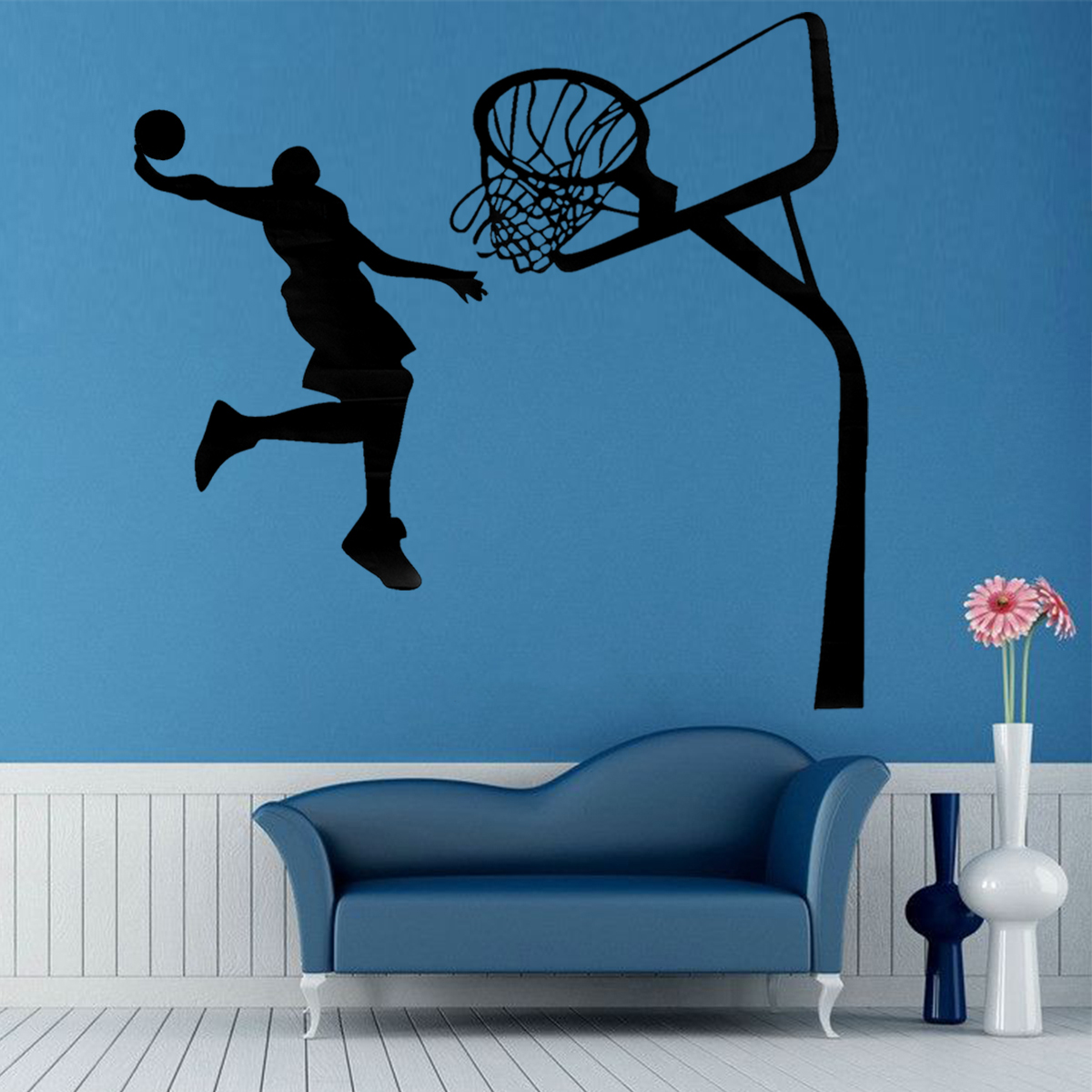 

Съемный Баскетбол Данк Спорт DIY Стикер Стены Детская Комната Искусство Декора Наклейки
