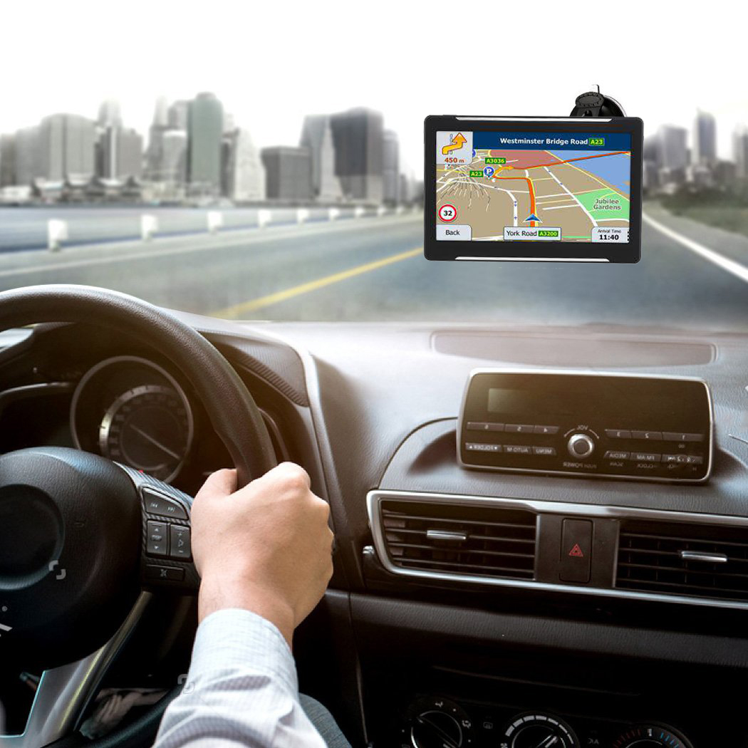 

T600 7 дюймов 256M + 8G Авто Real Время Голосовая подсказка Авто HD Сенсорный экран GPS навигация FM Аудио Видео Развлеч