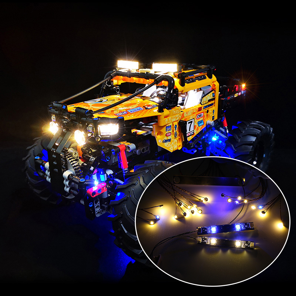 

LED Light Lighting Kit ONLY For LEGO Technic 42099 4x4 X-Treme Off-Roader Toys