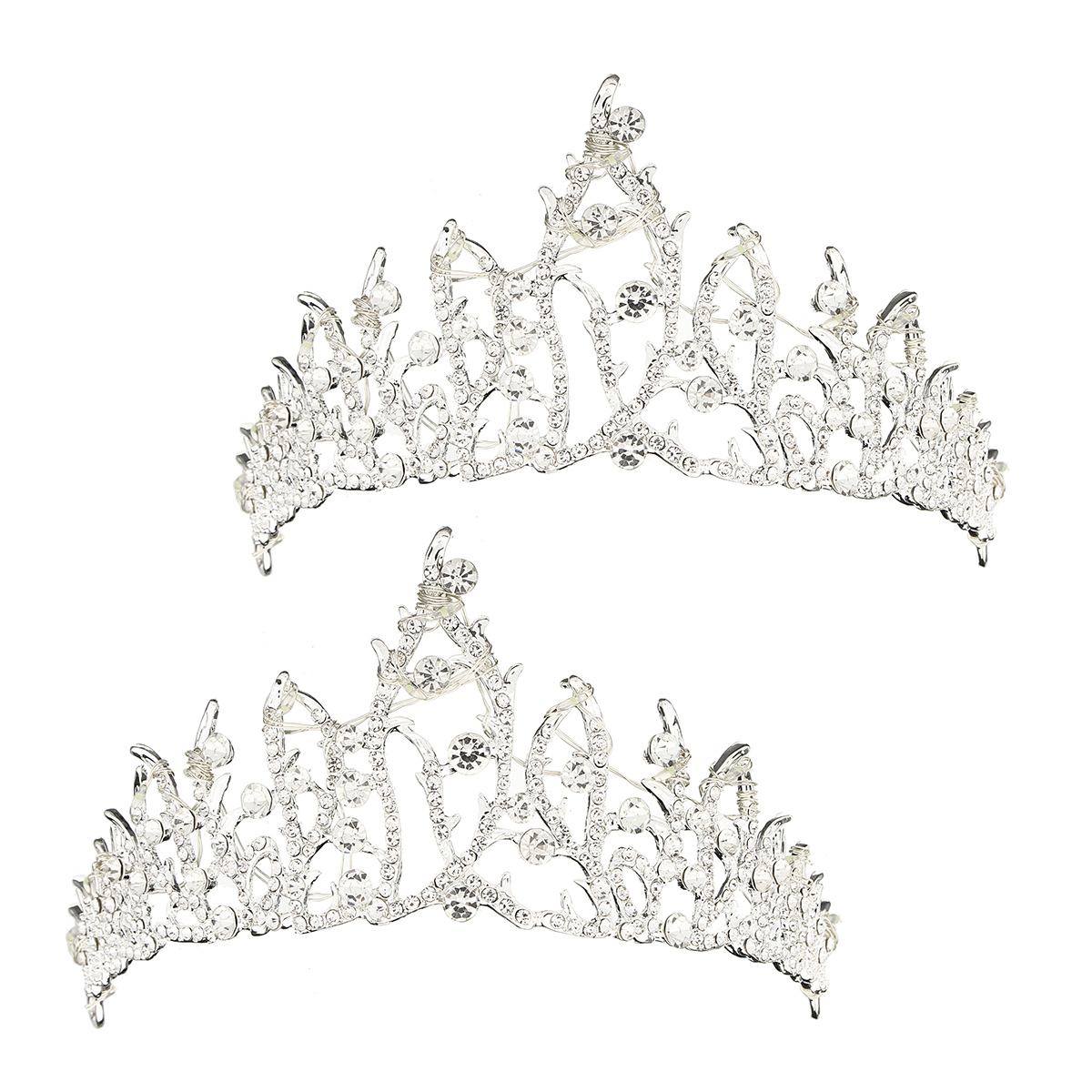 

LED Light Bridal Crystal Tiara Hair Band Princess Crown Headband Wedding Pageant