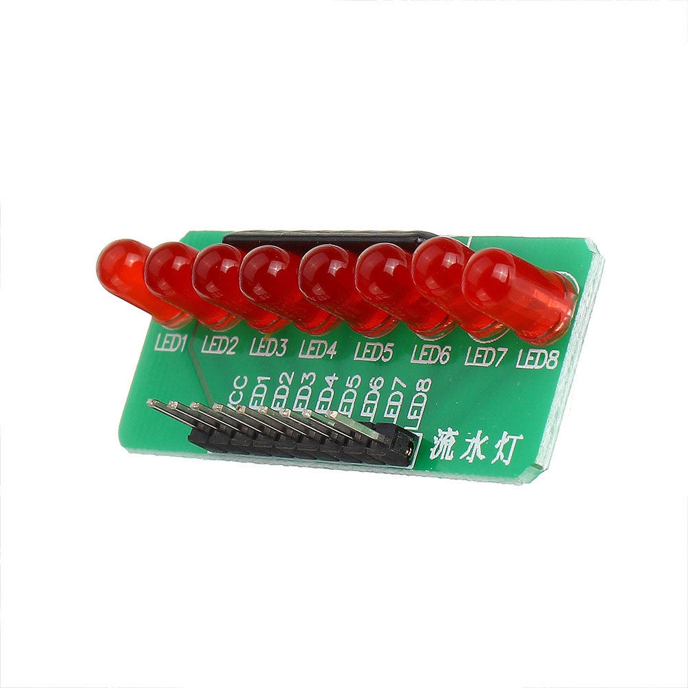 

8 Way Water Light Marquee 5MM RED LED Light-emitting Diode Single Chip Module Diy Electronic MCU Expansion Module
