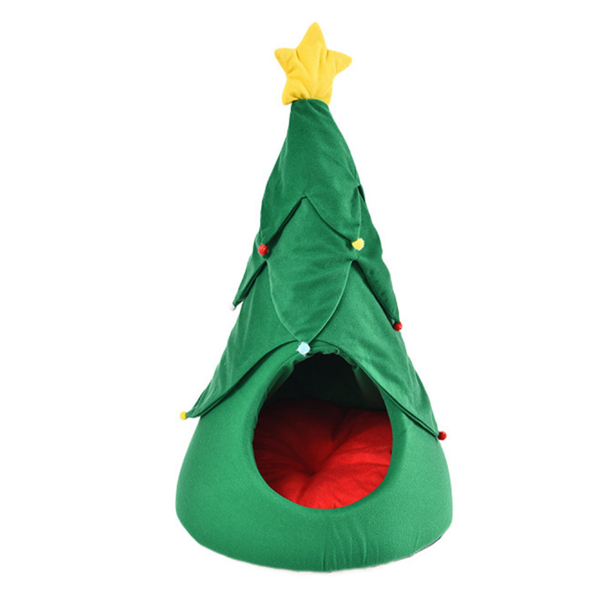 

Рождественская елка мультфильм Pet Bed Собака Кот щенок теплый Soft дом коврик гнездо
