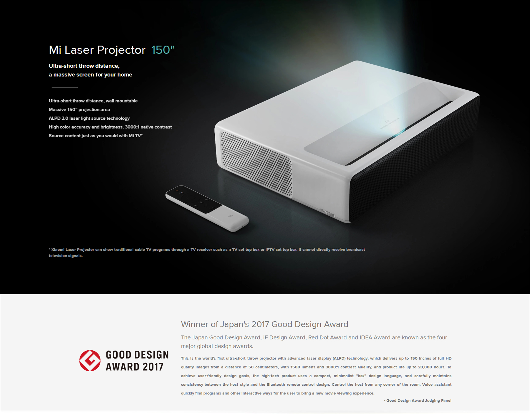 Xiaomi Mijia Laser Projection 2 Pro