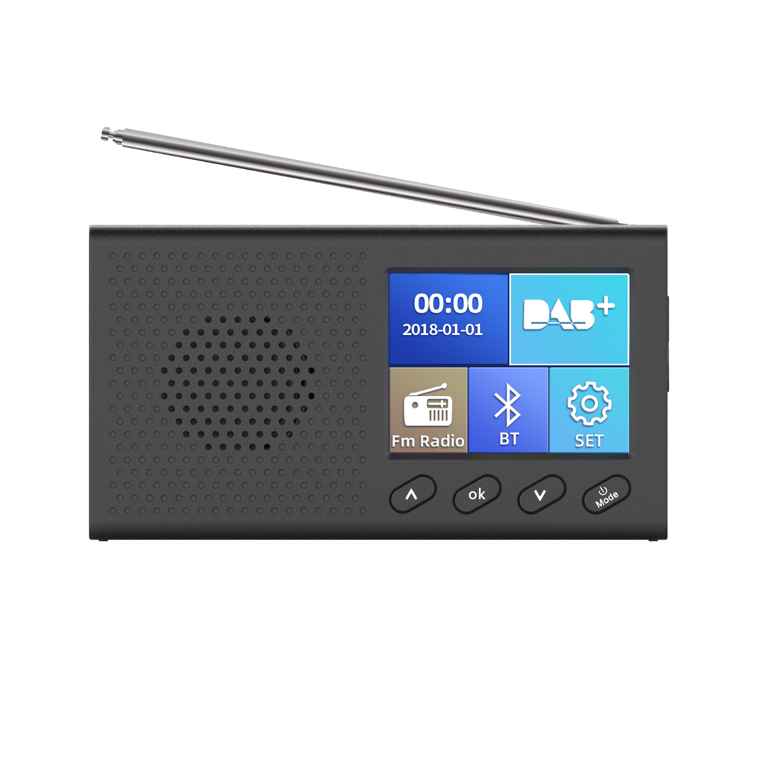 

Переносной DAB / DAB + FM Радио Руководство пользователя Выход на наушники Bluetooth Плеер Stereo