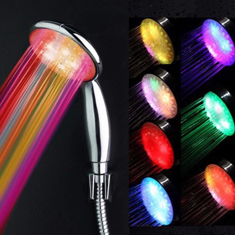 

1 шт. LED Душевая насадка для душа Ванная комната Душевая насадка для водной подсветки Colorful Пеленальная лампа для душевой кабины LED