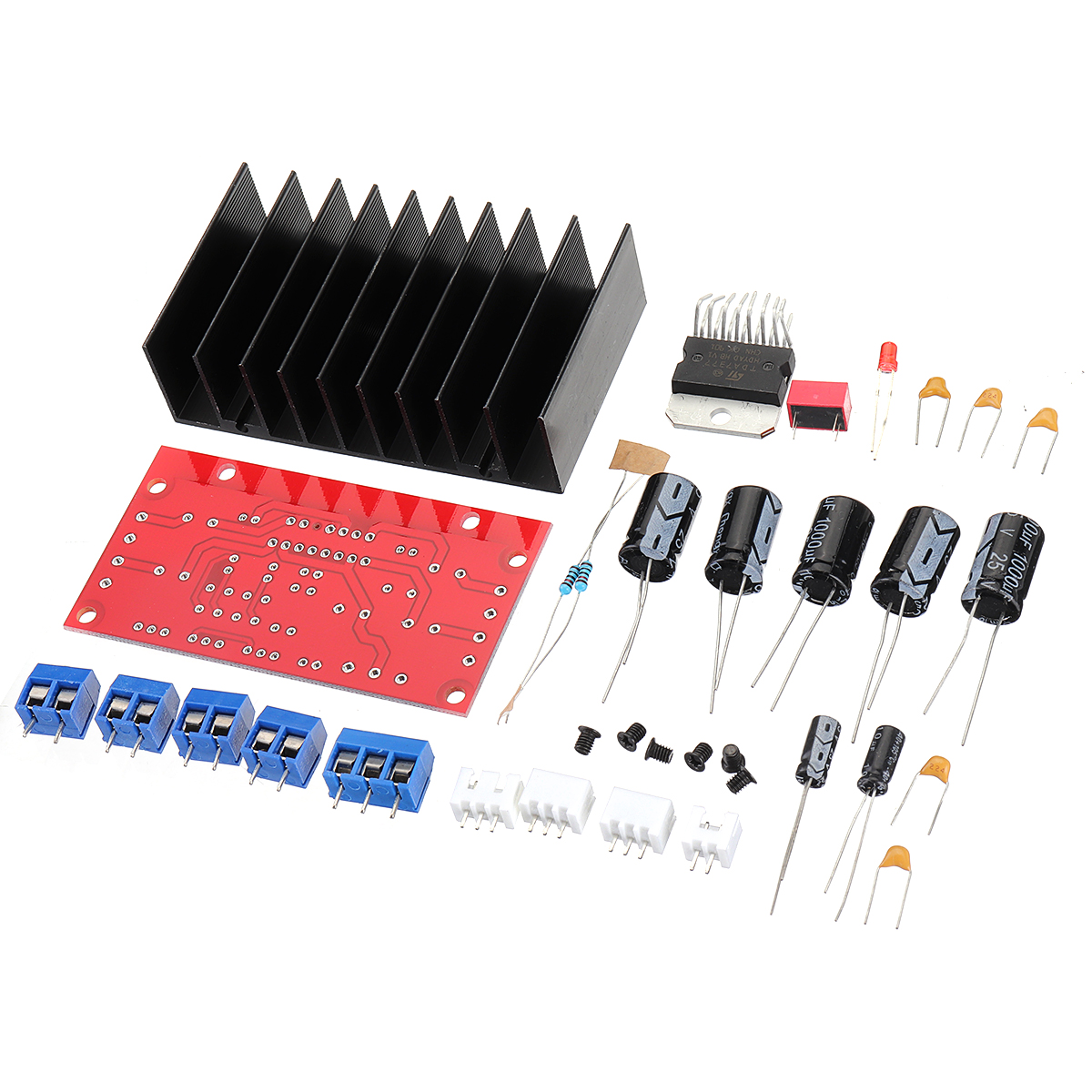 

TDA7377 4 Channel Power Amplifier Kit Supports Stereo Surround Input