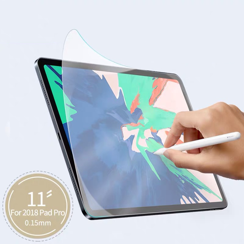 

Baseus Matte Бумажная поверхность с антибликовым покрытием для нанесения рисунка PET Защитная пленка для экрана iPad Pro 11 дюймов 2018