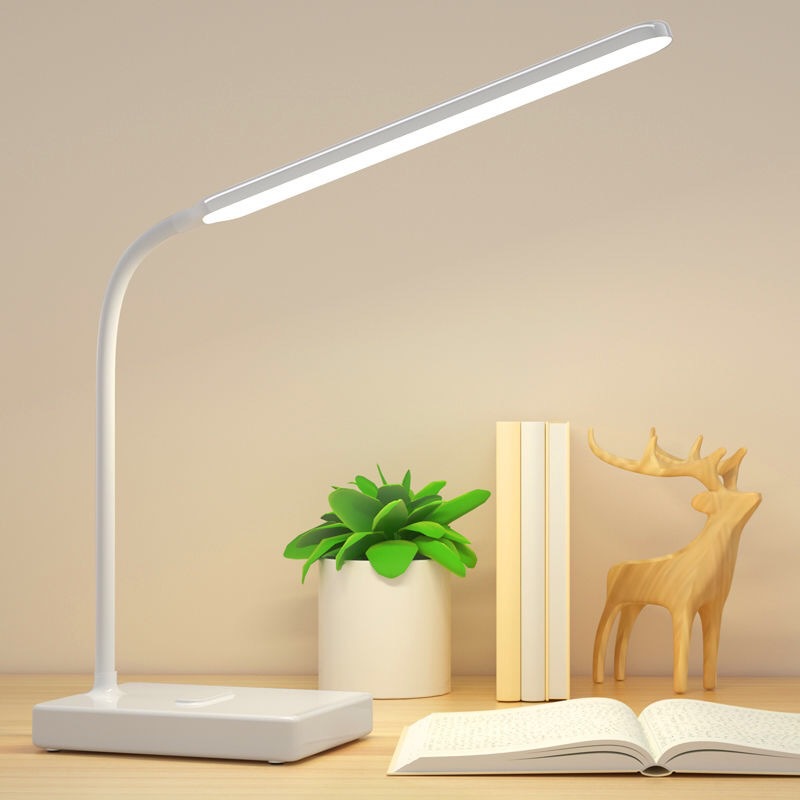 

USB Rechargeable LED Foldable Desk Lamp Eye Protection Touch Dimmable Reading Table Lamp 3 Level Color