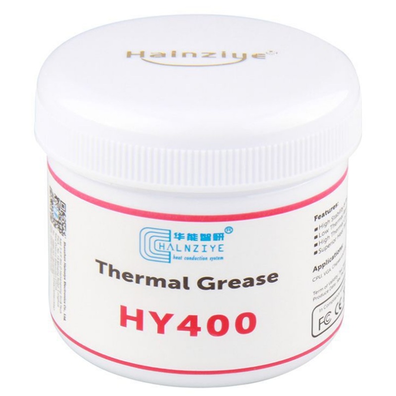 

HY410-CN150 150 г белого компаунда Силиконовый Термопаста для радиатора охлаждения процессора LED