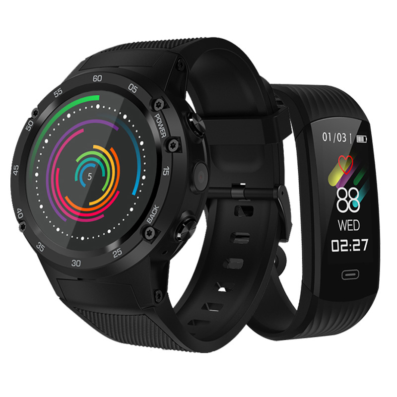 

[Купить One Получить One] Zeblaze Thor 4 WIFI GPS 1,39-дюймовый AMOLED 4G LTE Smart Watch Телефон с Zeblaze Plug S Smart Watch