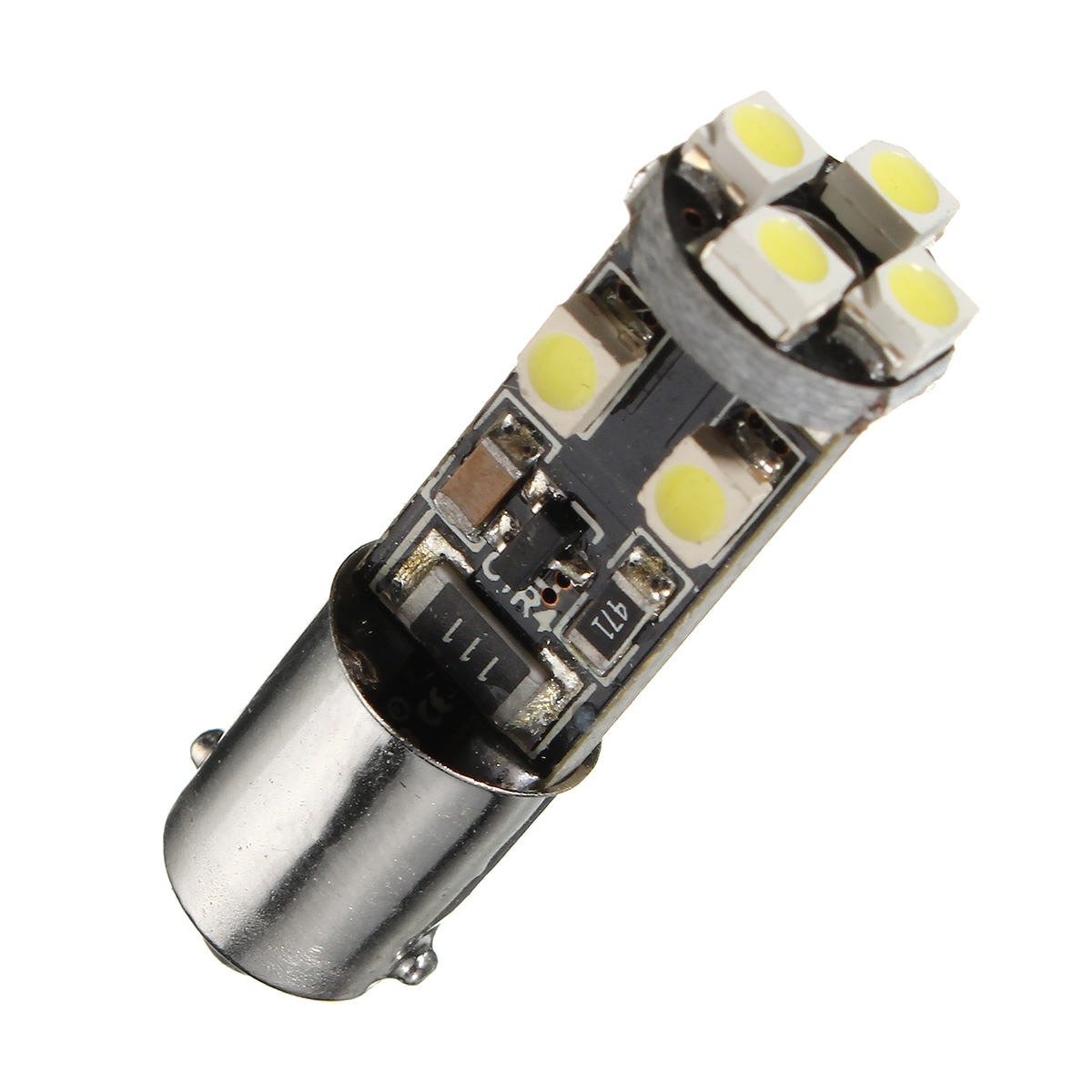 

8-SMD LED BA9S 180 градусов Авто Подсветка панели приборов в салоне Ошибка Ошибка указателя поворота 12 В 2.5 Вт 6000 К