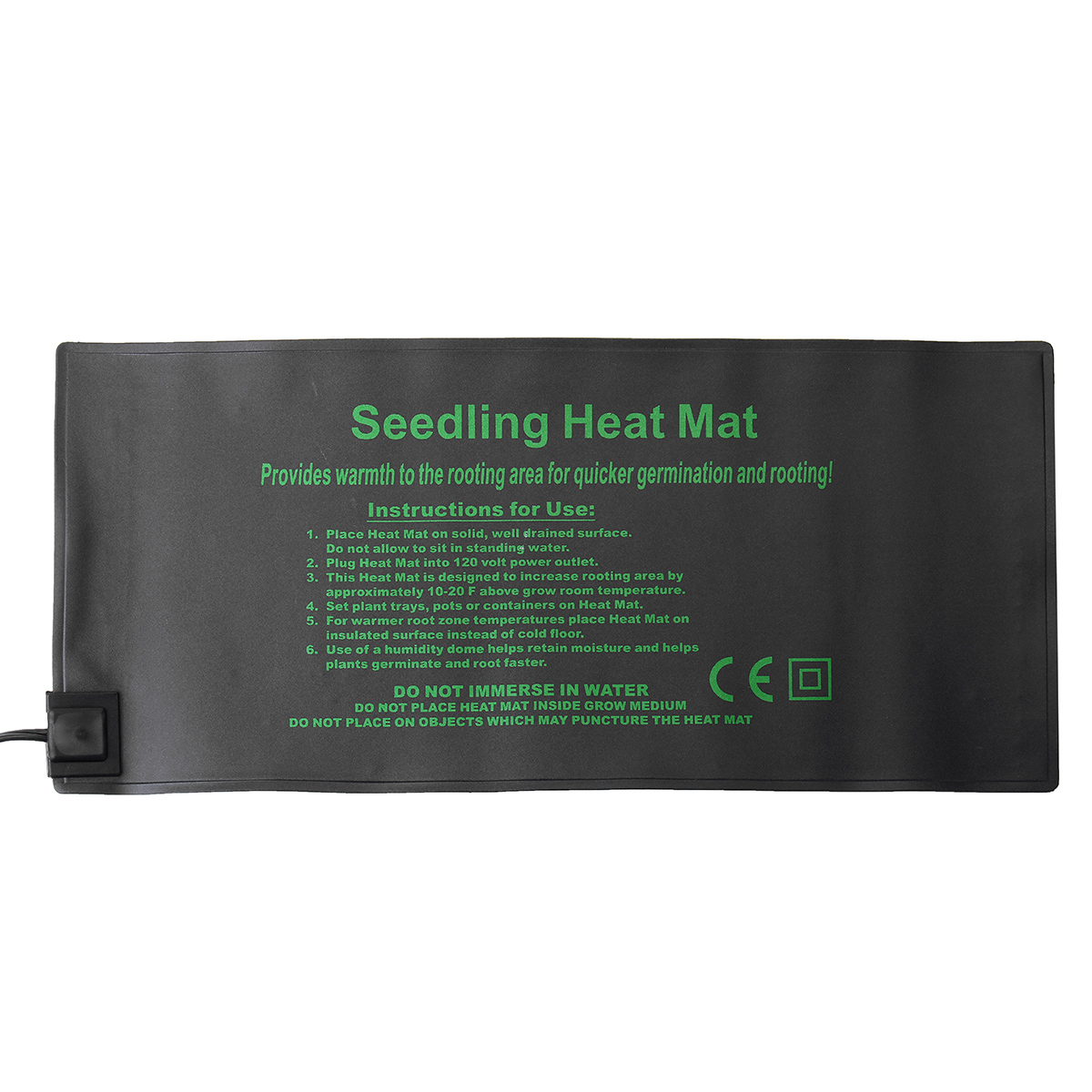 

18W Waterproof Seedling Plant Hydroponic Heated Mat Pet Retile Warm Heating Pad