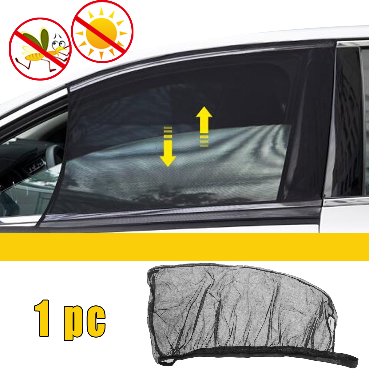 

Универсальный солнцезащитный козырек Авто Черное переднее боковое окно обеспечивает защиту UV