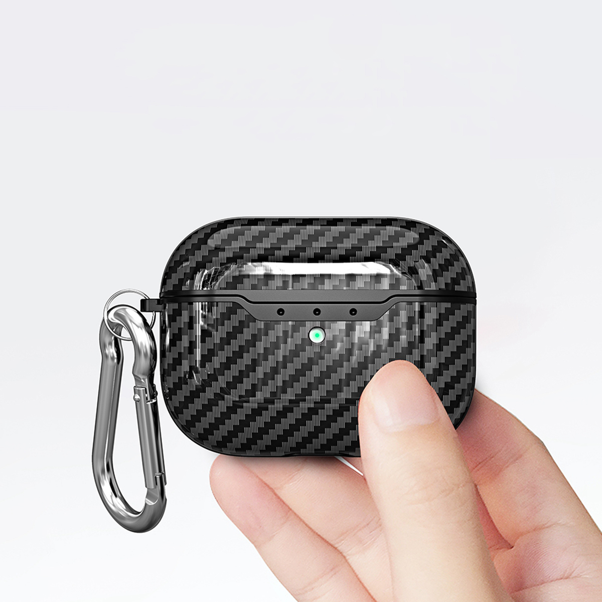 

Bakeey Carbon Fiber Ультра-тонкий противоударный Наушник Хранение Чехол для Apple Airpods 3 Airpods Pro