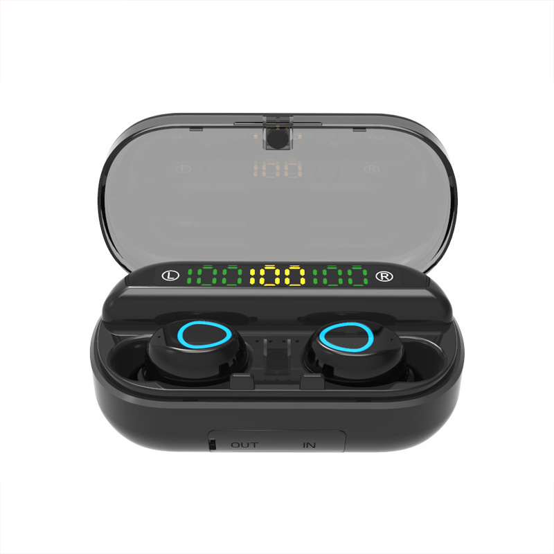 

V10 TWS Беспроводная связь Bluetooth 5.0 Наушник HiFi 9D Портативная стереосистема 4000mAh Power Bank LED Дисплей Наушники с микрофоном